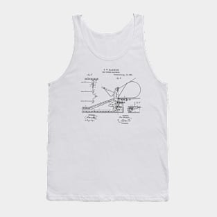 Self Binding Harvester Vintage Patent Hand Drawing Tank Top